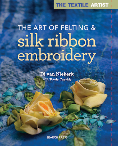 photo book art of felting and silk ribbon