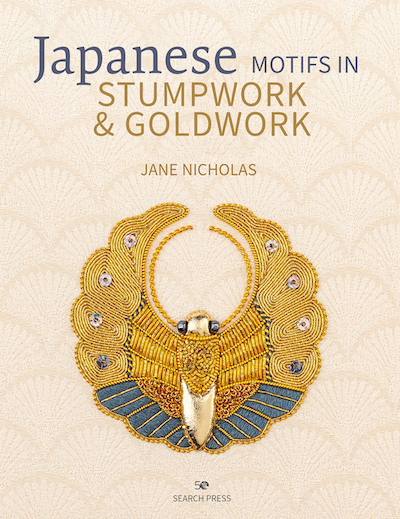 livre japanese motifs stumpwork goldwork