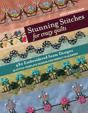 photo: book Stunning Stitches for Crazy Quilts