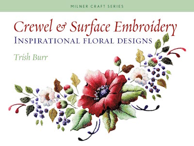 photo: livre Crewel and Surface Embroidery