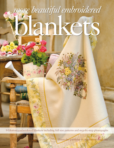 photo: livre embroidered blankets