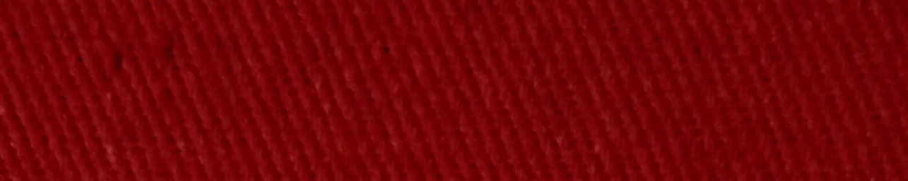 photo: tissu crewel coton rouge grenat